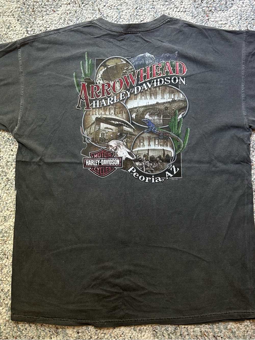 Y2K Harley-Davidson 2011 Arrowhead Peoria AZ Graphic Tee